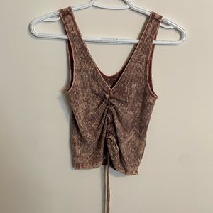 Washed out purple/brown tank